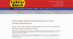 Desktop Screenshot of carpetshackonline.com